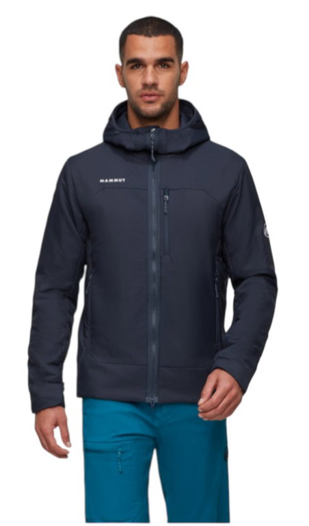 Mammut Wander-Isolationsjacke Rime IN Hooded (leicht, optimale Wärmeleistung) marineblau Herren