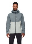 Mammut Wanderjacke Alto Guide Hardshell Hooded (atmungsaktiv, wasserdicht, PFC-frei) silber/grau Herren