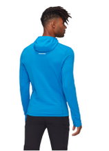 Mammut Taiss Light ML Hooded Fleece Jacket (Midlayer, 4-Way Stretch) glacier blue Men's