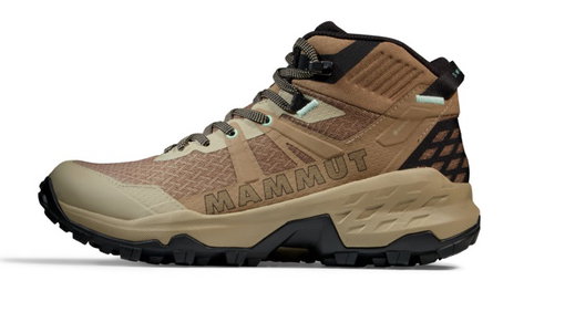 Mammut Trail-Laufschuhe Sertig II Mid GTX (Multifunktion, wasserdicht) sandbraun/safari Damen