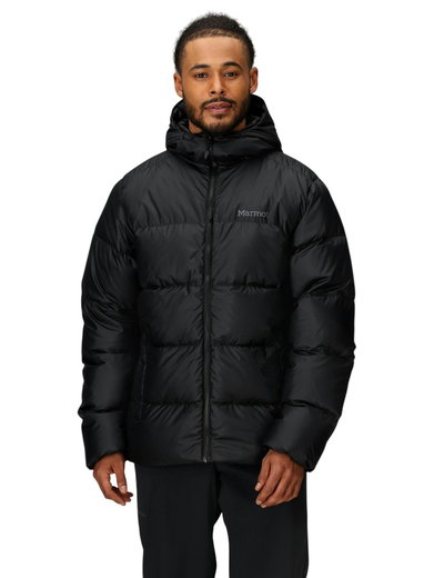 Marmot Winter Down Jacket Guides Down Hoody 2025 (warm thanks to down filling) black men's