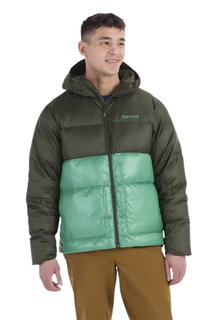 Marmot Winter Down Jacket Guides Down Hoody dark green/green men's