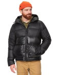 Marmot Winter-Daunenjacke Guides Down Hoody (angenehmer Tragekomfort) schwarz Herren