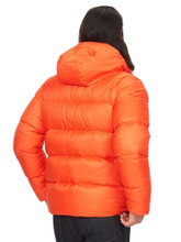 Marmot Winter-Daunenjacke Guides Down Hoody (angenehmer Tragekomfort) orange Herren