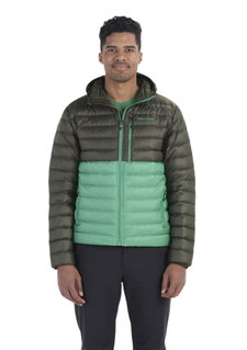 Marmot Winter Down Jacket Highlander Hoody Dark Green/Green Men's