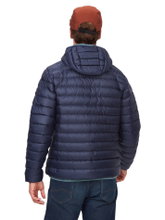 Marmot Zimowa Kurtka Puchowa Highlander Hoody granatowa Męska