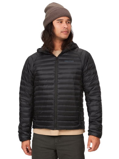 Marmot Daunenjacke Hype Down Hoody (winddicht) schwarz Herren
