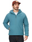 Marmot Isolationsjacke Novus Hoody (atmungsaktiv, wasserabweisend, PFC-frei) blau Herren