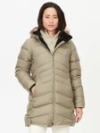 Marmot Wintermantel Montreal Coat (Daunenfüllung, Fleece-Fütter, robust, wasserabweisend) vetivergrau Damen