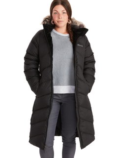 Marmot Montreaux Winter Coat (Down filling, removable hood, water-repellent) black ladies