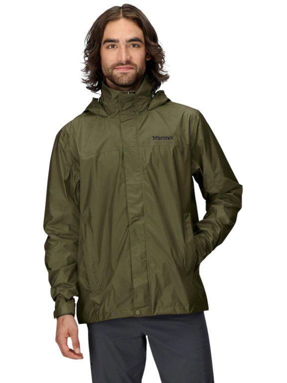 Marmot Hiking Jacket/Rain Jacket PreCip Eco (waterproof, breathable, PFC-free) 2025 green men's