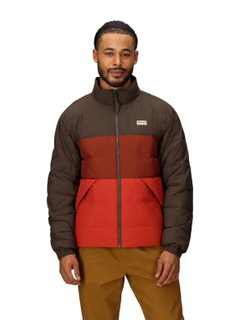 Marmot Winter Down Jacket Ares (warm thanks to down filling, lightweight fabric) brown/red men's