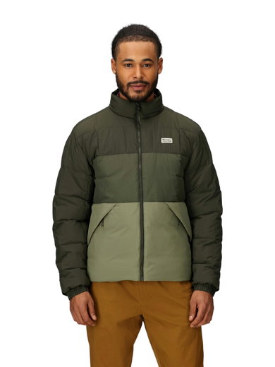 Marmot Winter Down Jacket Ares (warm thanks to down filling, lightweight fabric) green/olive men's