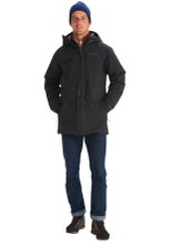 Marmot Winter Jacket Oslo Gore-Tex (waterproof, warm thanks to down filling) black men's