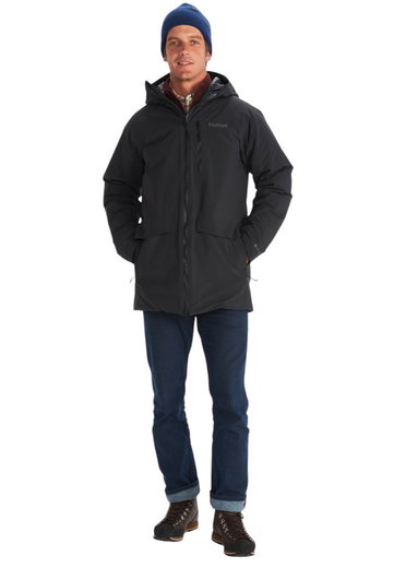 Marmot Winterjacke Oslo Gore-Tex (wasserdicht, wärmend dank Daunenfüllung) schwarz Herren