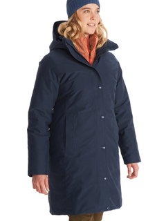 Marmot Winter Coat Chelsea Coat (lightweight, breathable, waterproof) navy blue Women