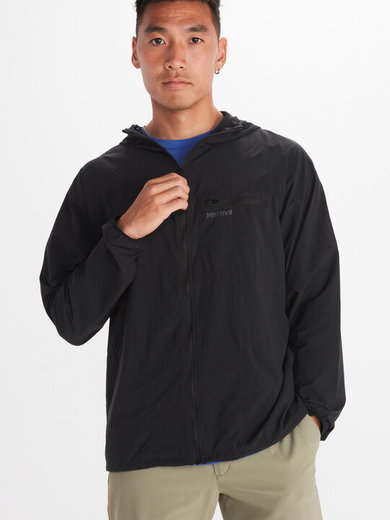 Marmot Übergangsjacke Campana Hoody (ultraleicht) schwarz Herren