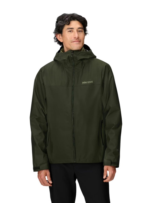 Marmot Wanderjacke-/Regenjacke Minimalist Pertex 3in1 (Hardschell, wasserdicht) grün/olive Herren