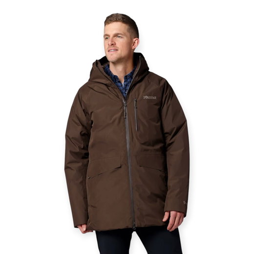 Marmot Winterjacke Oslo Gore-Tex (wasserdicht, wärmend dank Daunenfüllung) braun Herren