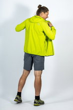 Maul Transition Jacket Alpelhorn - sporty lightweight stretch jacket with hood lime Men
