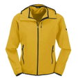Maul Funktionsjacke Alpelhorn II - sportliche Stretchjacke mit Kapuze, atmungsaktiv, wasserabweisend - gelb Herren