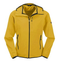 Maul Functional Jacket Alpelhorn II - sporty stretch jacket with hood, breathable, water-repellent - yellow Men