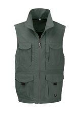 Maul Vest Grün II - classic, water-repellent, breathable - olive green Men - Oversize -