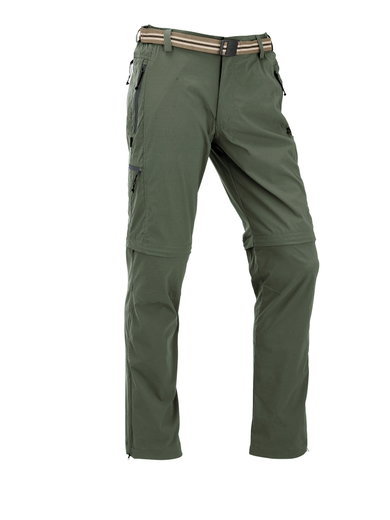 Maul Wanderhose Ontario II 2in1 Zipp off - lange Hose+Bermuda - olivegrün Herren