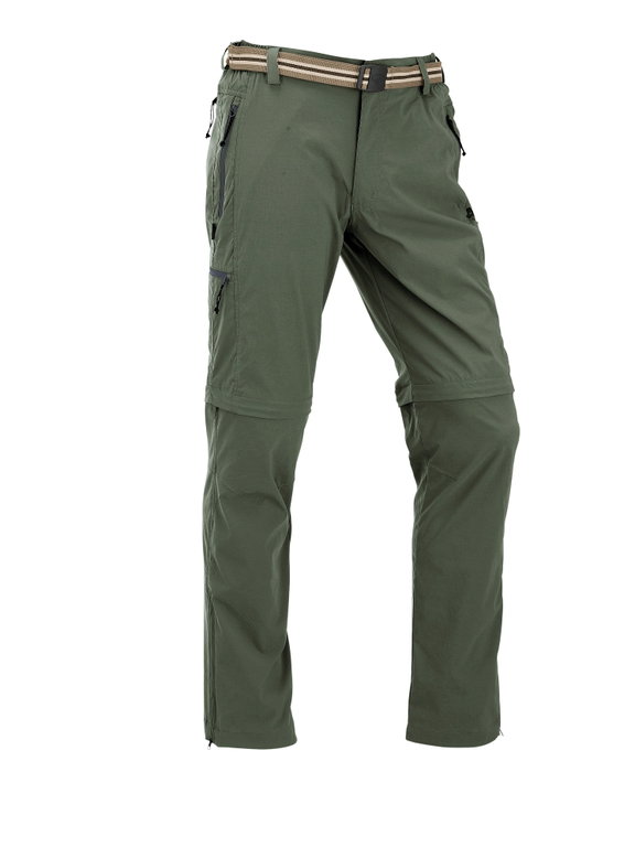 Maul Wanderhose Ontario II 2in1 Zipp off - lange Hose+Bermuda - olivegrün Herren