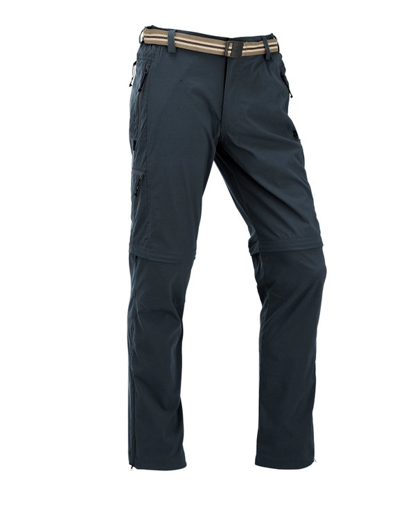 Maul Hiking Trousers Ontario II 2in1 Zip off - long trousers+Bermuda - dark blue Men