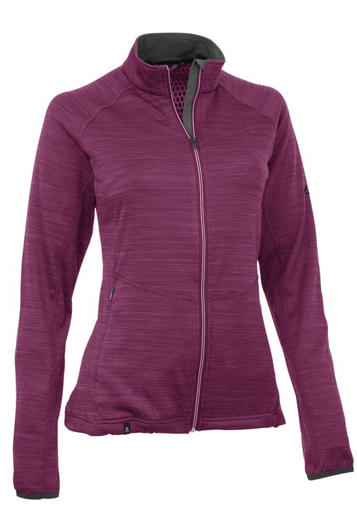 Maul Fleecejacke Montalin 3 XT-Hybrid (elastisch, atmungsaktiv, schnelltrocknend) purple Damen