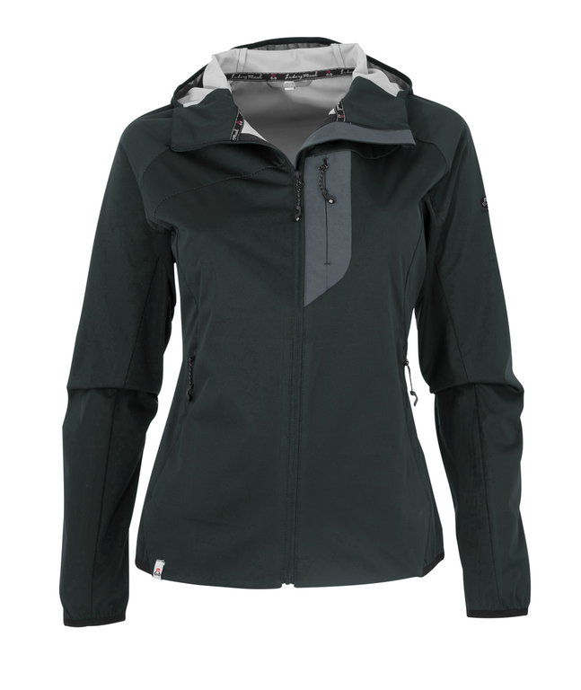 Maul Softshelljacke Wildbarren 3.0 (wind- und wasserdicht) schwarz Damen
