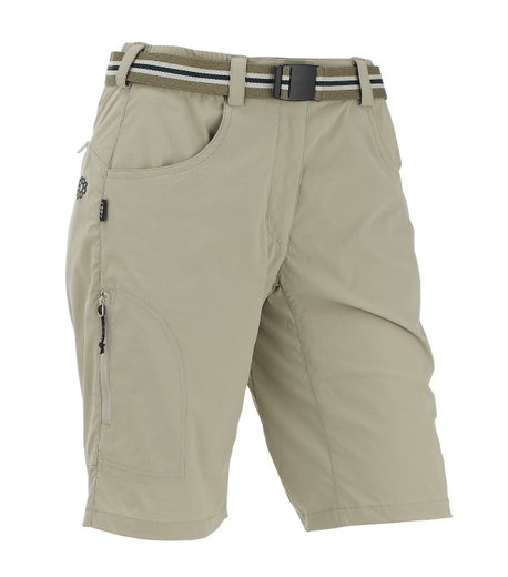 Maul Wanderhose Rhön II kurz UV-Schutz beige Damen