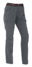 Maul Wandhose Trail Zipp Off (funktionelle Zip-Hose) lang hellgrau Damen
