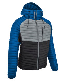 Maul Funktionsjacke Kaunertal REC (atmungsaktiv, wärmeisolierung, wasserabweisend) blau/grau/schwarz Herren
