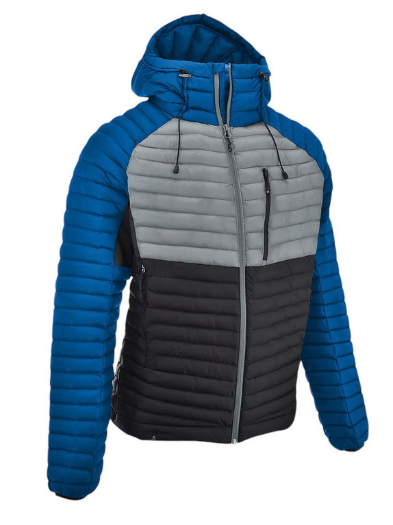 Maul Funktionsjacke Kaunertal REC (atmungsaktiv, wärmeisolierung, wasserabweisend) blau/grau/schwarz Herren