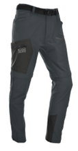 Maul Hiking-Trekking Pants Eiger Ultra T-Zipp-Off (long pants and Bermudas in one) dark grey Men