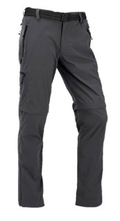 Maul Wander-Trekkinghose Ontario XT 2in1 T-Zipp-Off (lange Hose und Bermudas in einem) dunkelgrau Herren