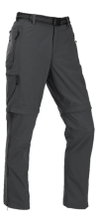Maul Wander-Trekkinghose Quebec XT T-Zipp-Off (lange Hose und Bermudas in einem) dunkelgrau Herren