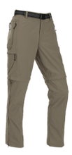 Maul Wander-Trekkinghose Quebec XT T-Zipp-Off (lange Hose und Bermudas in einem) beige/braun Herren