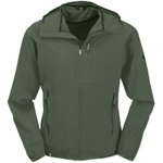Maul Funktionsjacke Alpelhorn II - sportliche Stretchjacke mit Kapuze, atmungsaktiv, wasserabweisend - dark grün Herren
