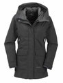 Maul Winter Functional Parka Tyra Megatex with Hood (waterproof, windproof, breathable) dark grey Women