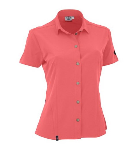 Maul Wanderbluse Vilsalpsee II Kurzarm - korallrot Damen
