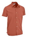 Maul Wander Shirt Irschenberg Fresh Short Sleeve (with Chest Pocket) orange Men's