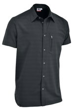 Maul Wander Shirt Irschenberg XT Short Sleeve (with Chest Pocket) Dark Grey Men's