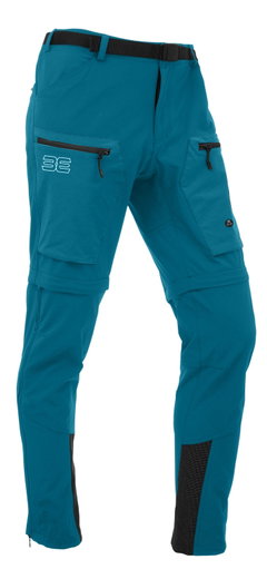 Maul Wander-Trekkinghose Eiger 2XT Zipp-Off 2023 (lange Hose und Bermudas in einem) petrolblau Herren