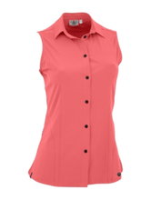 Maul Wanderbluse Tank-Top Rofanspitze 3XT - korallrot Damen