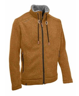 Maul Strickfleecejacke Lichtenau (wärmeisolierung, atmungsaktiv) orange/braun Herren