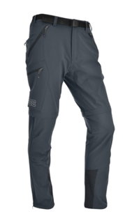Maul Wander-Trekkinghose Eiger Alpin T-Zipp-Off 2in1 (lange Hose und Bermudas in einem) dunkelgrau Herren