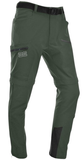 Maul Wander-Trekkinghose Eiger Ultra T-Zipp-Off (lange Hose und Bermudas in einem) dunkelgrau Herren